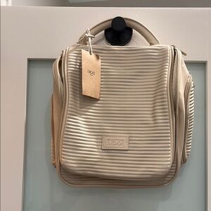 DEZI Cream Textured Backpack